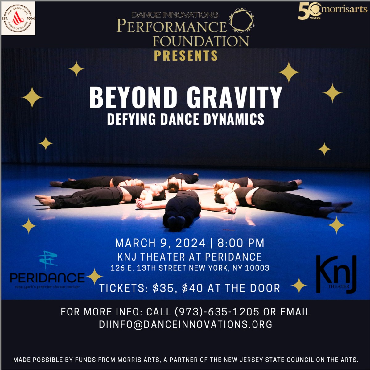 Dance Innovations Performance Foundation Presents "Beyond Gravity: Defying Dance Dynamics"