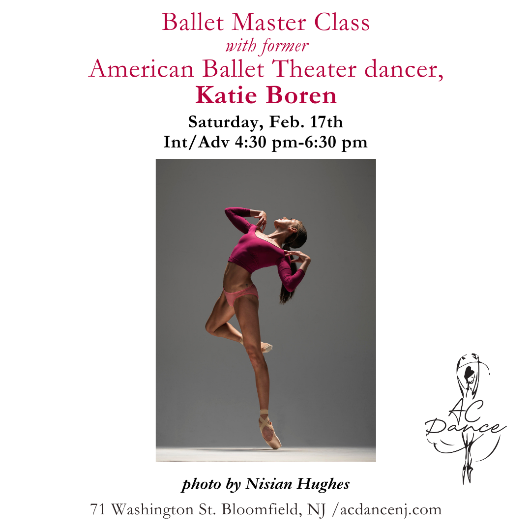 Ballet Master Class with former American Ballet Theater dancer Katie Boren 