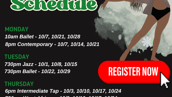 October Adult Classes & Workshops @ RDT