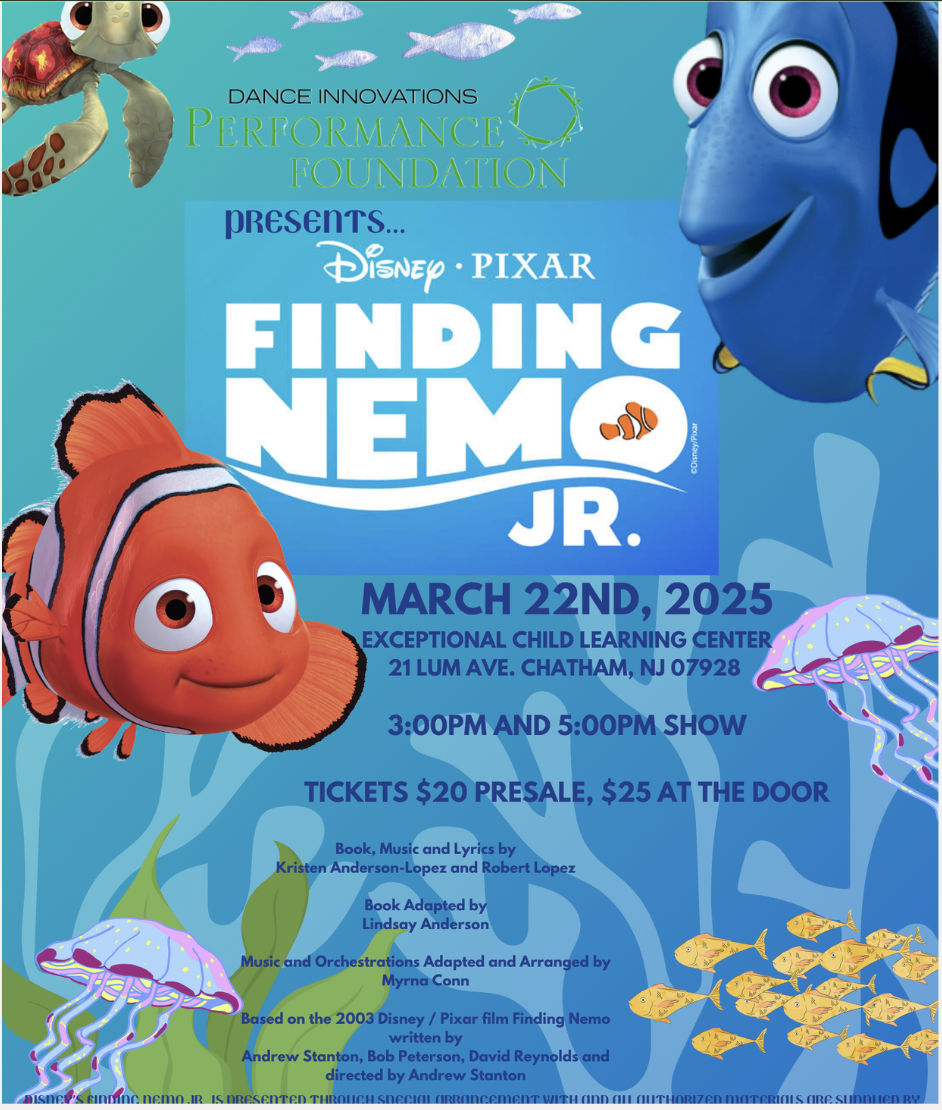 Dance Innovations Performance Foundation Presents: Disney Pixar's Finding Nemo Jr.!