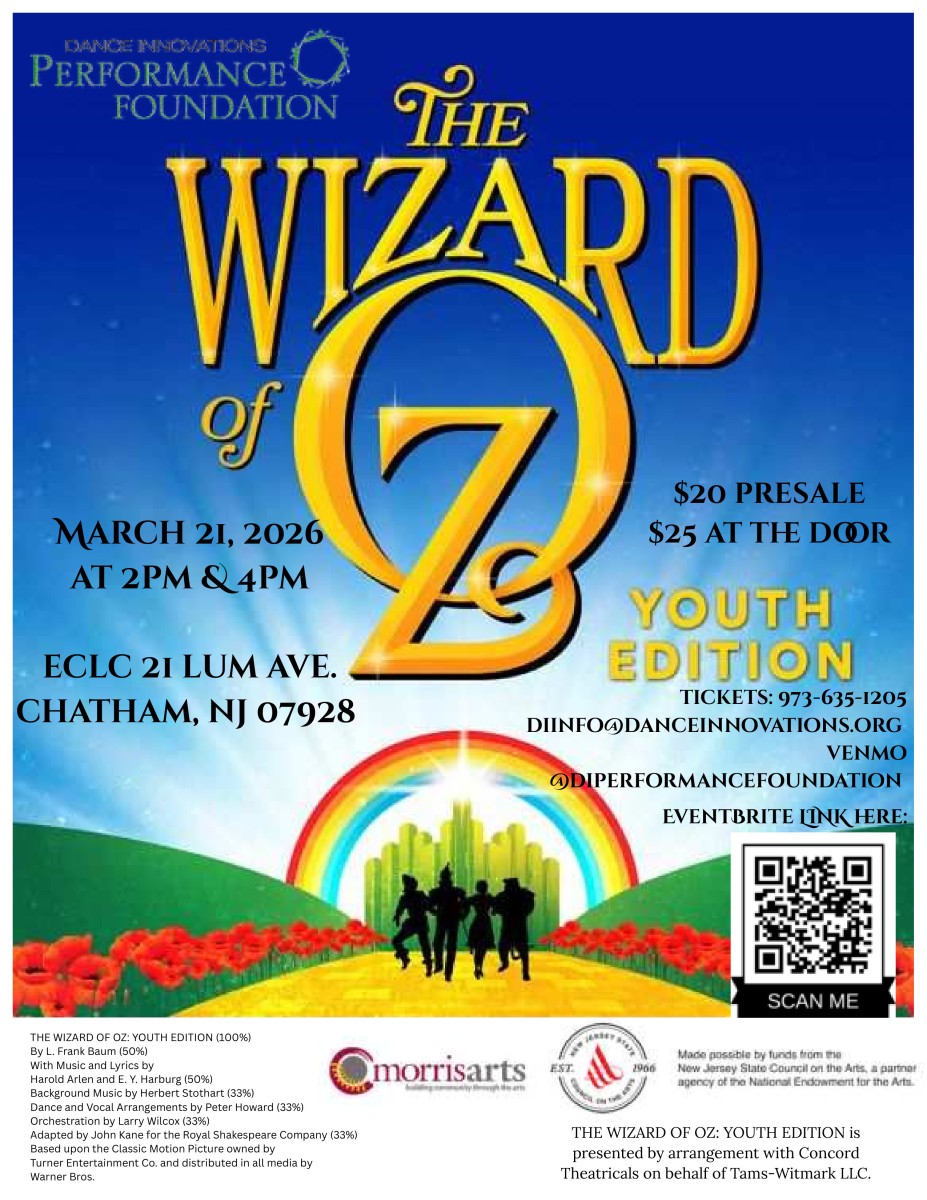 Dance Innovations Performance Foundation Presents: The Wizard of Oz- Youth Edition