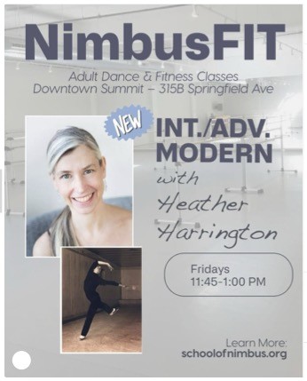 Adult Open Class at Nimbus: Int/Adv Modern with Heather Harrington