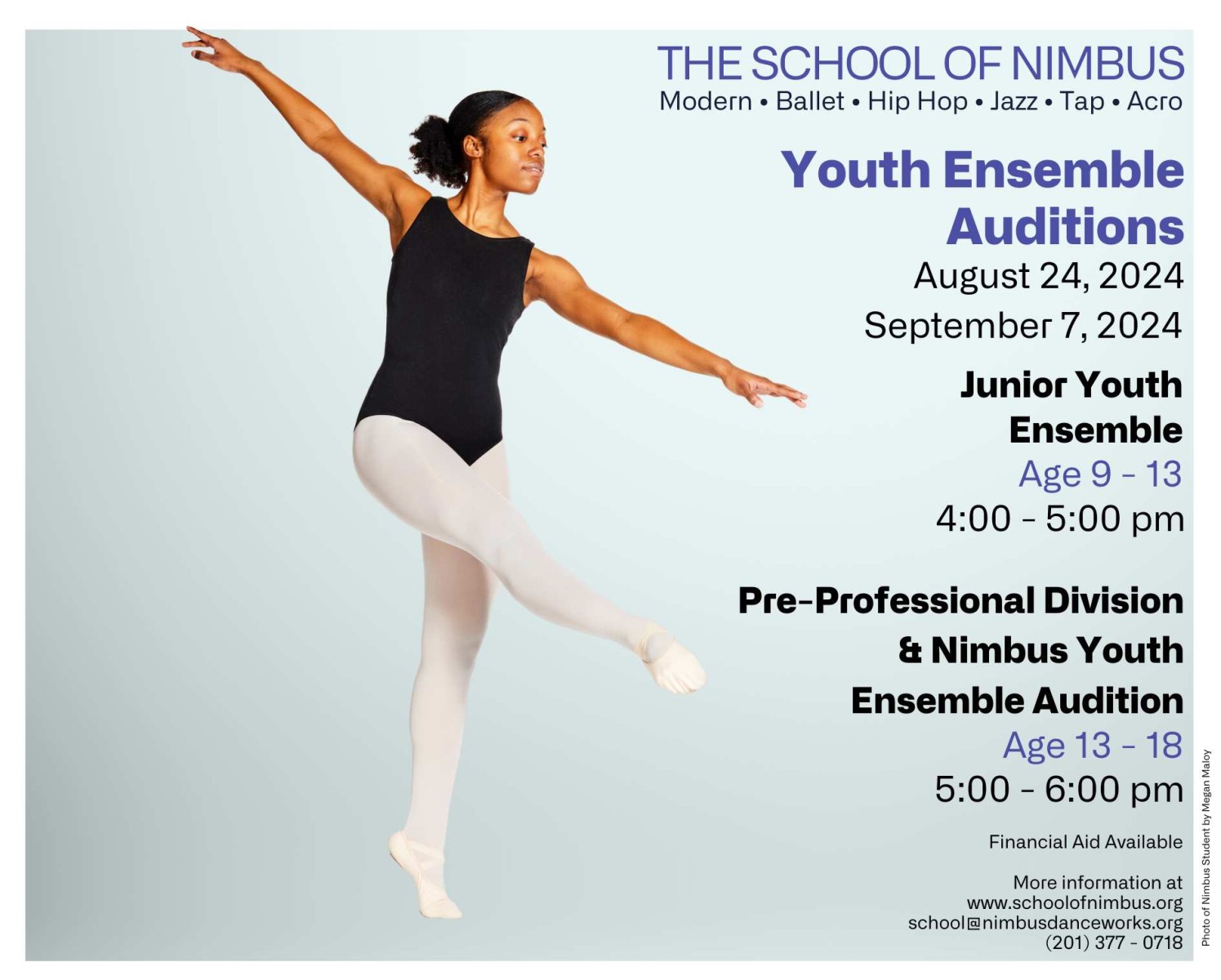 School of Nimbus Dance: Pre-Professional Program Auditions 