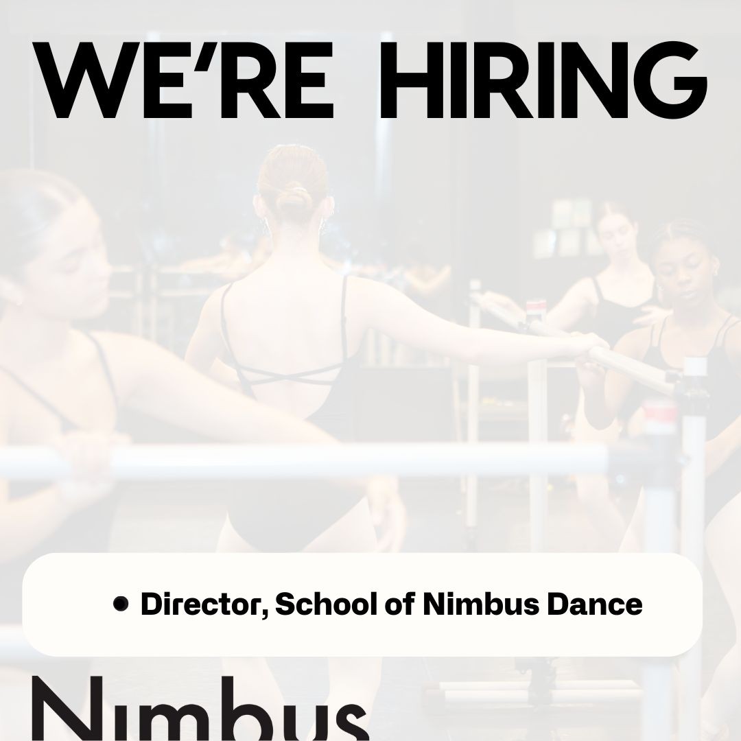 Nimbus Seeks Director for School of Nimbus Dance 