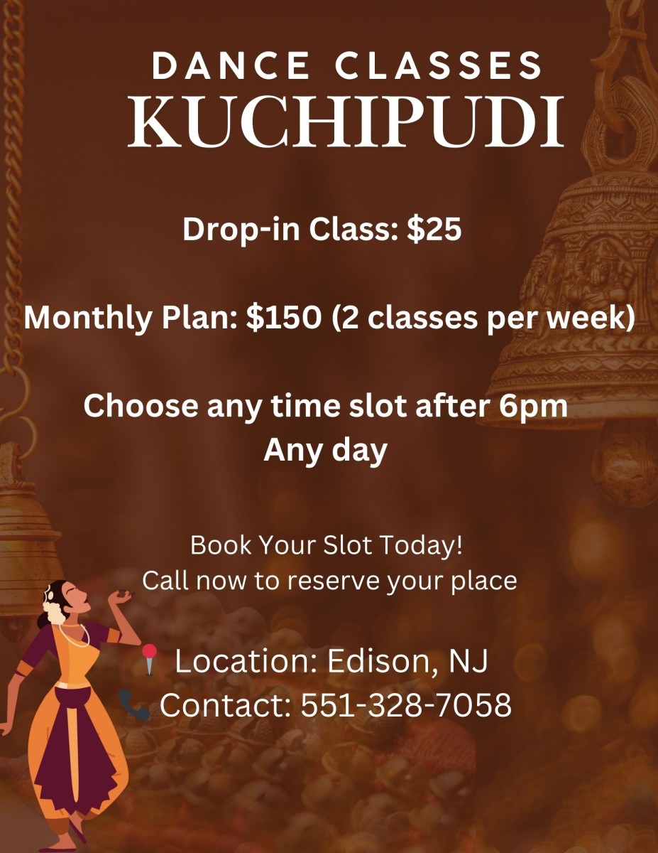 Kuchipudi Dance Classes from beginner - Advanced 