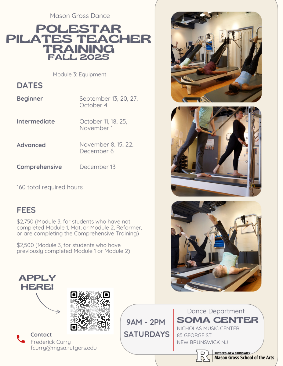Rutgers Polestar Pilates Teacher Training, Fall 2025
