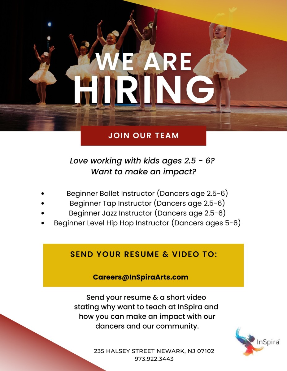 InSpira is Hiring a Little InSpirations Dance Educator 