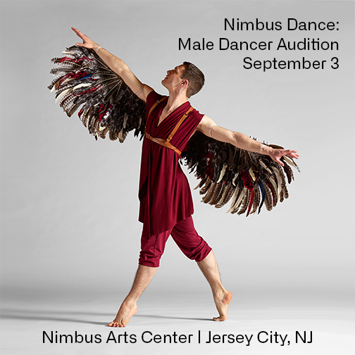 Nimbus Dance seeks Male Dancers for Company Positions for 2025-2026 Season