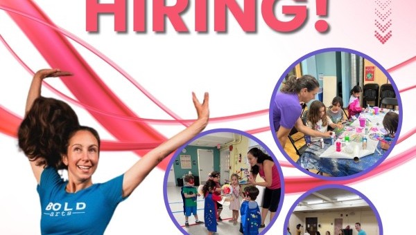 Dance, Visual Art & Music Teachers Needed