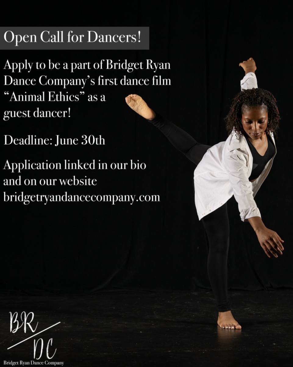 Bridget Ryan Dance Company Film Dancer Application