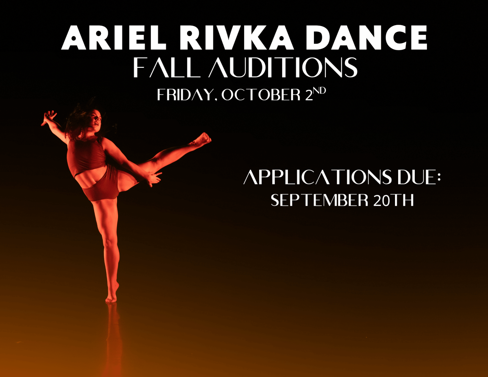 Ariel Rivka Dance Auditions