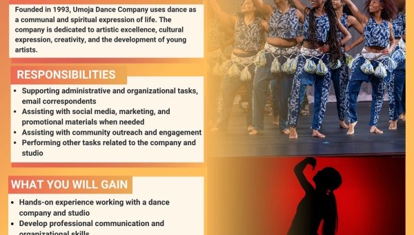 Internship Umoja Dance Company