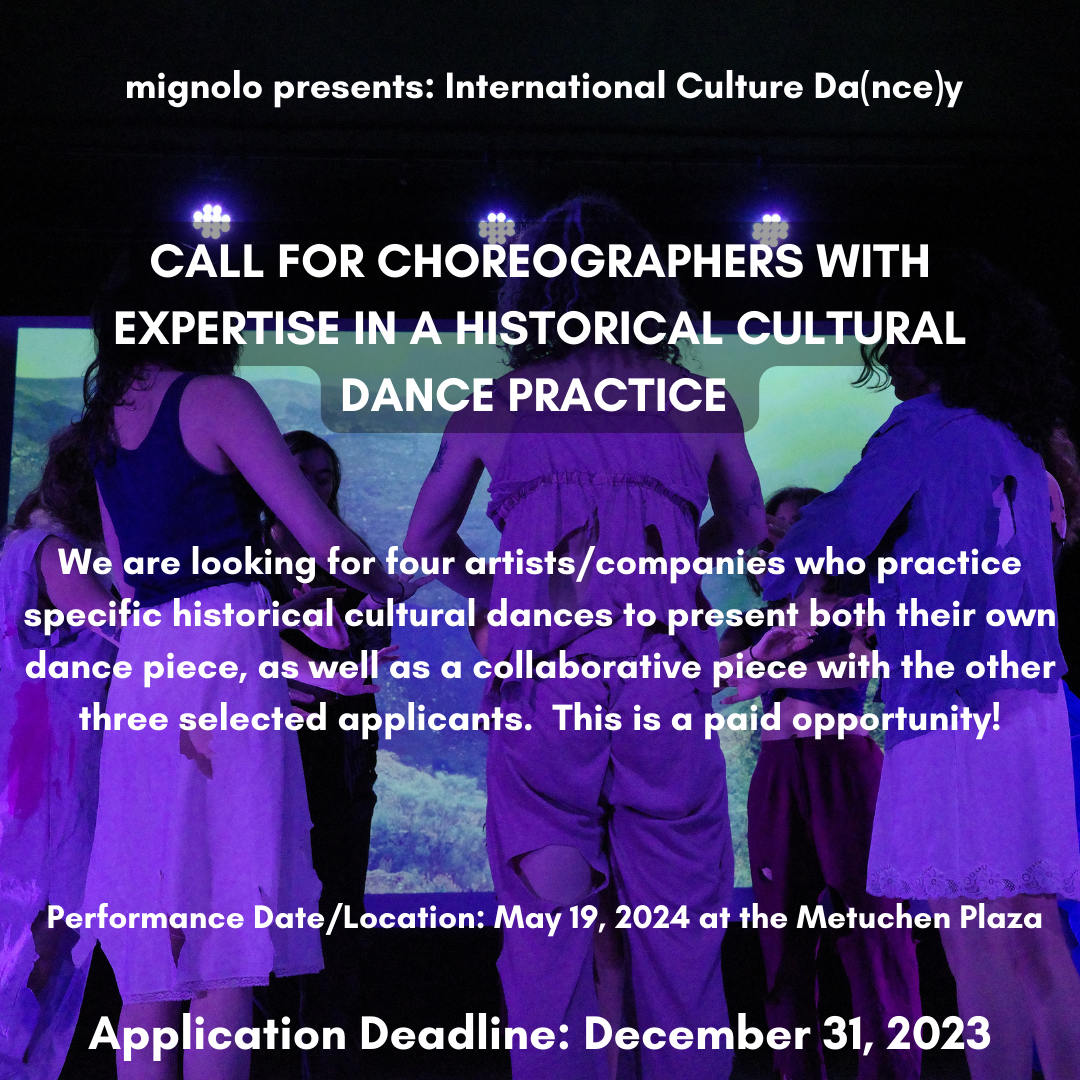 International Cultural Da(nce)y - CALL FOR ARTISTS